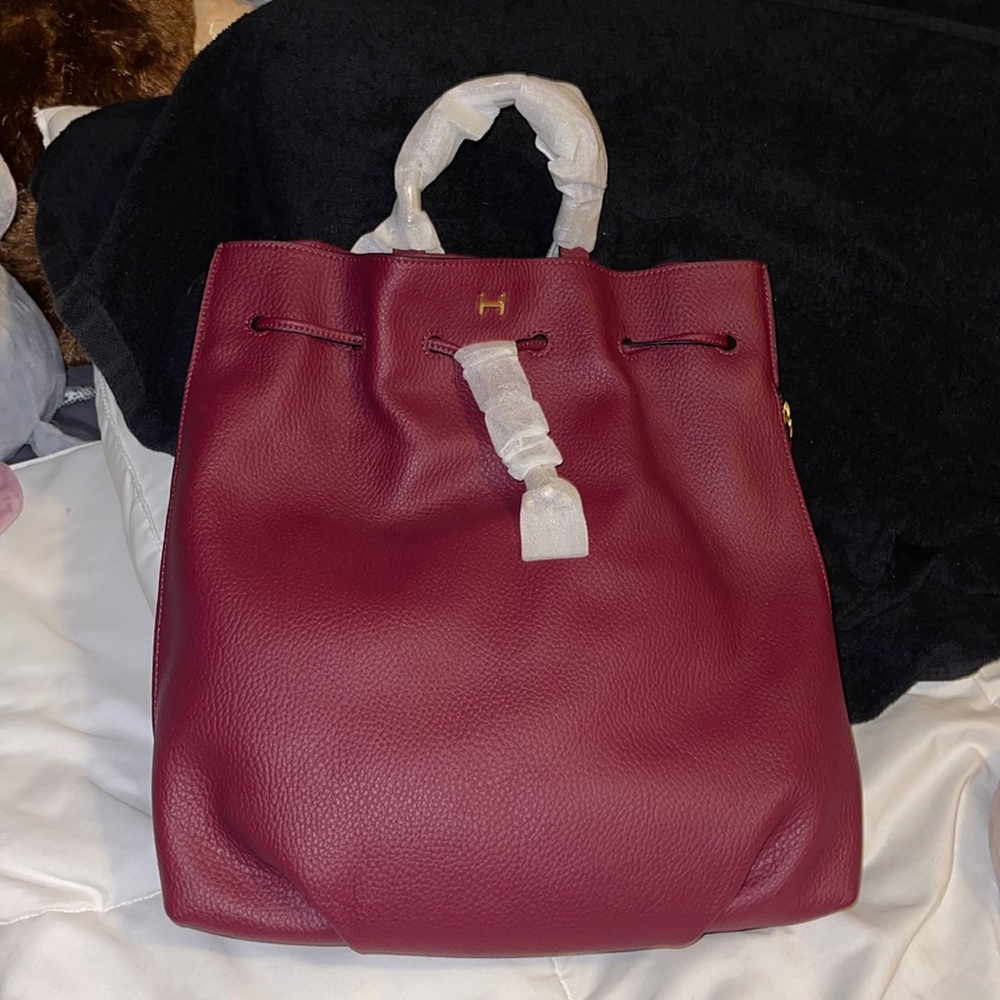 H by Halston leather bag